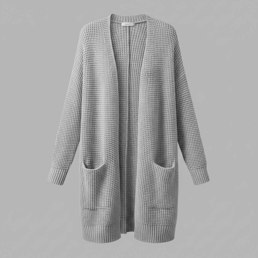 Cardigan Élégant Femme | Vêtement Polyvalent en Acrylique