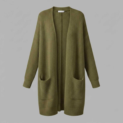 Cardigan Élégant Femme | Vêtement Polyvalent en Acrylique