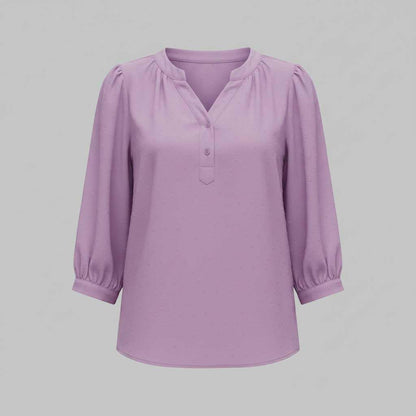 Chemisier Femme Patchwork Élégant | Blouse Chic