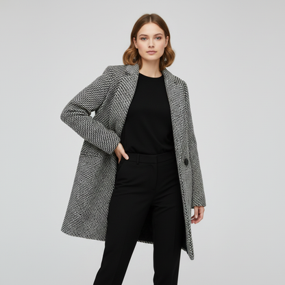 Manteau Long Femme Hiver Élégant en Laine | Vêtements d'Hiver