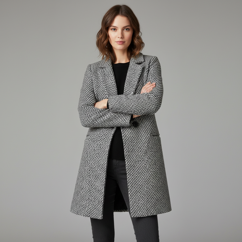 Manteau Long Femme Hiver Élégant en Laine | Vêtements d'Hiver
