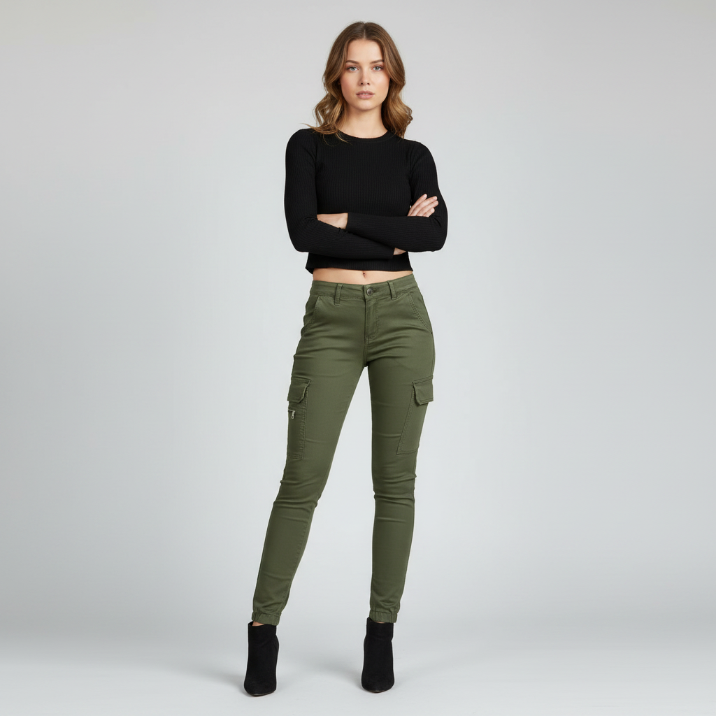 Pantalon Cargo Femme Moderne | Confort et Style Urbain
