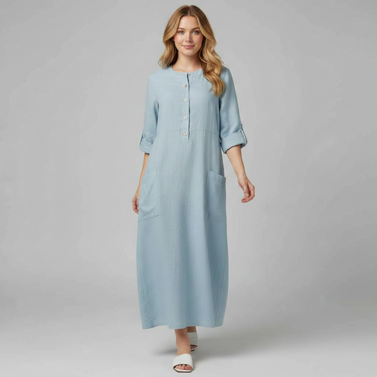 Robe Élégante Tina | Robe Longue Femme Décontractée