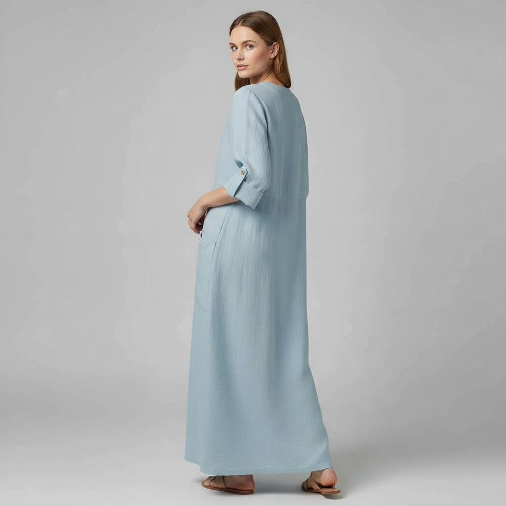 Robe Élégante Tina | Robe Longue Femme Décontractée