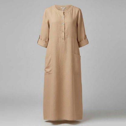 Robe Élégante Tina | Robe Longue Femme Décontractée