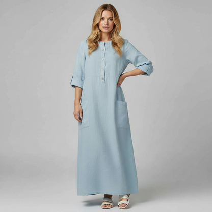 Robe Élégante Tina | Robe Longue Femme Décontractée