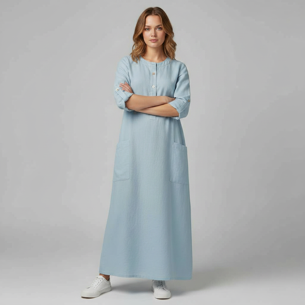 Robe Élégante Tina | Robe Longue Femme Décontractée