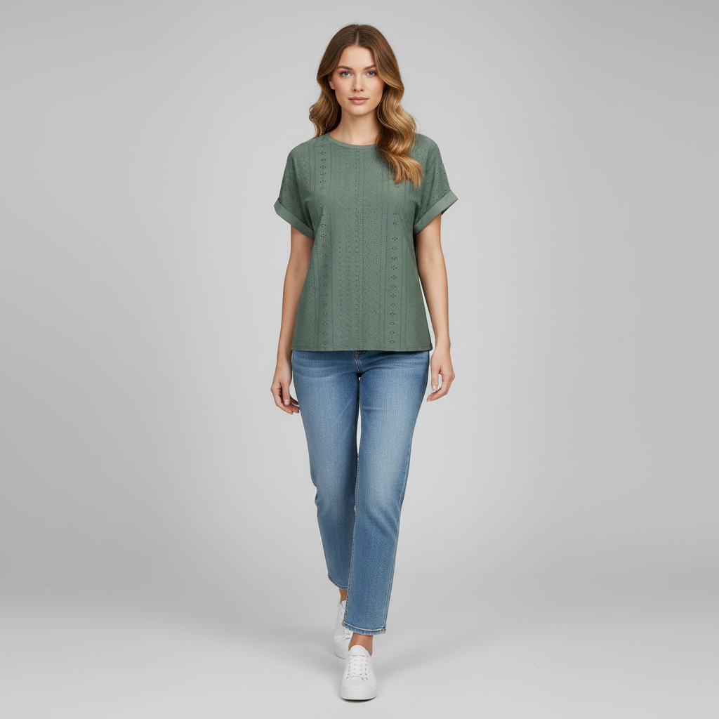 T-Shirt Bella Blanc Femme | Tee Shirt Décontracté Style Ample